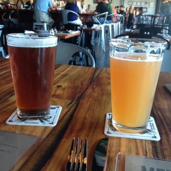 Lulu's Allston - Two of the craft beers on tap: Long Trail Double Bag and Harpoon Big Squeeze Shandy - New American Near Me - Boston, Massachusetts