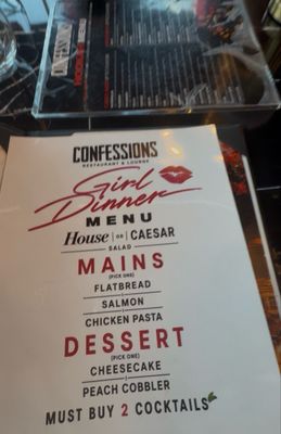 Menu photo 1 Confessions Houston, TX