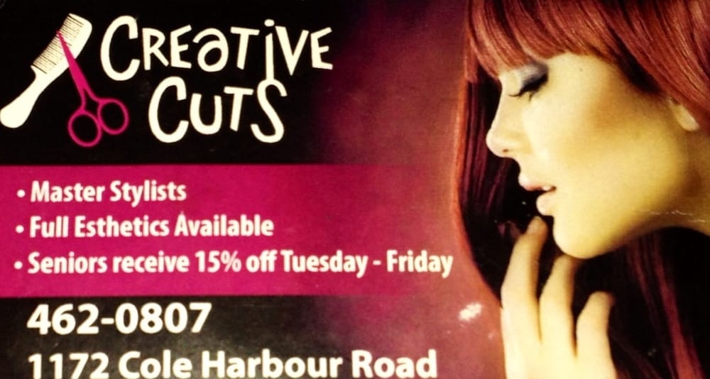 CREATIVE CUTS Updated October 2024 1172 Cole Harbour Road