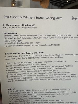 Menu photo 1 Pez Coastal Kitchen Pasadena, CA Menu photo 1 Pez Coastal Kitchen Pasadena, CA