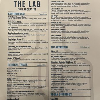 The Lab Collaborative - menu! - New American Near Me - Oceanside, California The Lab Collaborative - menu! - New American Near Me - Oceanside, California