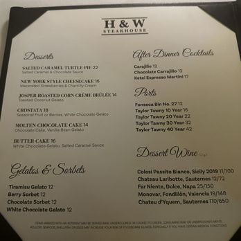 H&W Steakhouse - Men's - Steakhouses Near Me - Norcross, Georgia