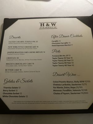 Menu photo 5 H&W Steakhouse Norcross, GA