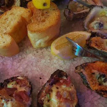 Adventures Pub & Spirits - Chargrilled oyster trio - Pubs Near Me - Biloxi, Mississippi
