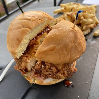 Row - Fried chicken sandwich - New American Near Me - Olympia, Washington Row - Fried chicken sandwich - New American Near Me - Olympia, Washington