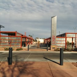 UNLV Transit Center - Storefront (late afternoon)