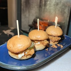 Boss Tweeds - Fried Oyster Sliders