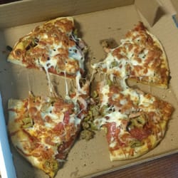 The Old Garage Wood Fired Pizza - Personal sized, for the kids, without, the mushrooms.