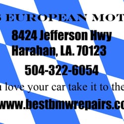 Sid's European Motors - Our Business Card