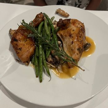 1832 Steakhouse - Chicken with risotto and green beans - Steakhouses Near Me - Durant, Oklahoma