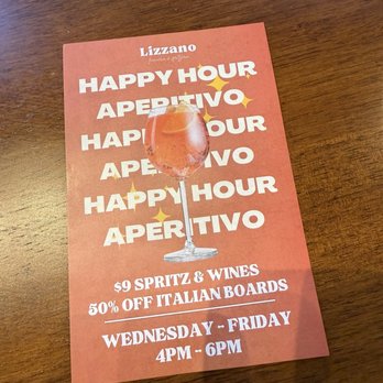 Lizzano - Happy Hour Specials - Italian Near Me - Chicago, Illinois