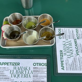 Wahaka - Complimentary sauces - Beer Bar Near Me - Dunwoody, Georgia