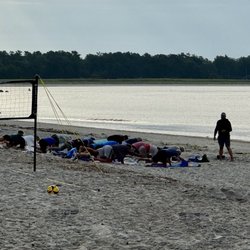 Pine Point Beach - Beach Yoga!