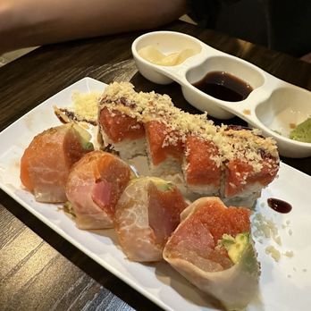The Sushi By Jin - Top (Superman Roll) Bottom (Snow White Roll) - Japanese Near Me - Fullerton, California