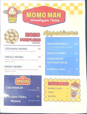 Menu photo 1 Momo Man Santa Rosa, CA
