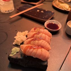 Sticks 'n' Sushi - Seared Salmon Sushi