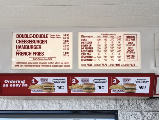 Menu photo 4 In-N-Out Burger Arcadia, CA