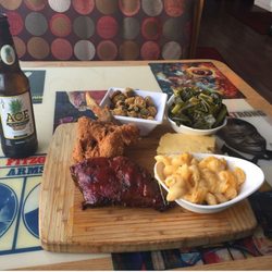 The Jerk Joint - Ribs, chicken, collard greens, mac, okra