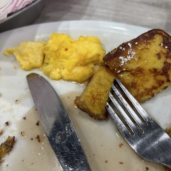 Loaded Cafe - Brioche French Toast Combo. I forgot to take a pic at the beginning lol - Breakfast & Brunch Near Me - Gardena, California