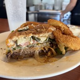 Everything burger STARS 5/5 with grilled onions