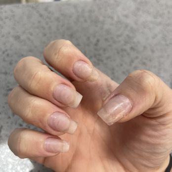 GT Nails And Spa - Me Eco Nail Bar nail salon -left me with these nails. - Nail Salons Near Me - Foothill Ranch, California GT Nails And Spa - Me Eco Nail Bar nail salon -left me with these nails. - Nail Salons Near Me - Foothill Ranch, California
