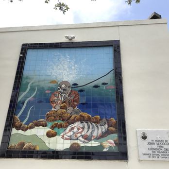 Sponge Docks - Lovely tiles! Sponge docks has a special historical significance to this area!! Love it - Gift Shops Near Me - Tarpon Springs, Florida