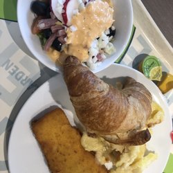 Lunch Garden - Fish. Potatoes. Salad.