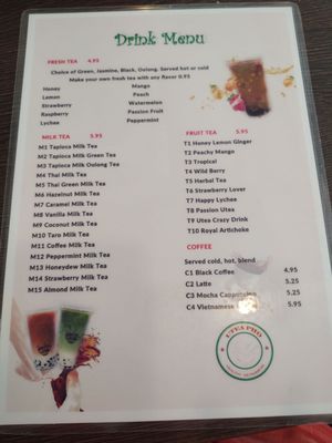 Menu photo 4 UTea Pho Austin, TX