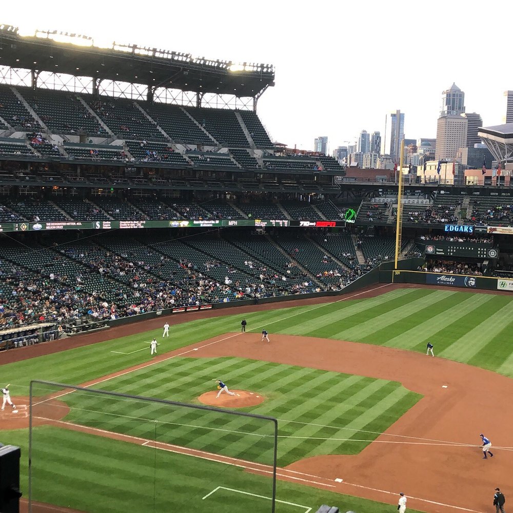 T-Mobile Park - What a view. Notice almost empty stadium! - Stadiums & Arenas Near Me - Seattle, Washington T-Mobile Park - What a view. Notice almost empty stadium! - Stadiums & Arenas Near Me - Seattle, Washington