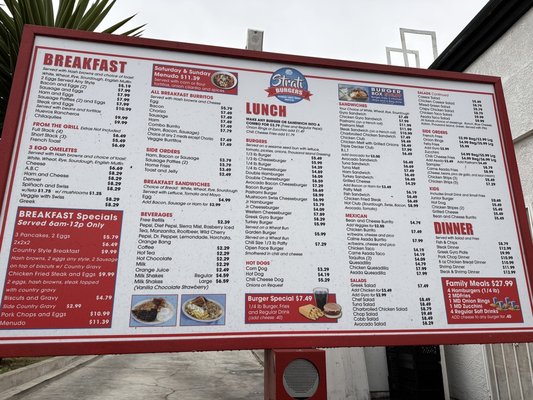 Menu photo 5 Strati Burgers Covina, CA