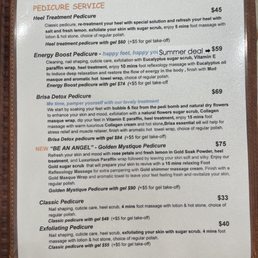 Pedicure prices Pedicure prices