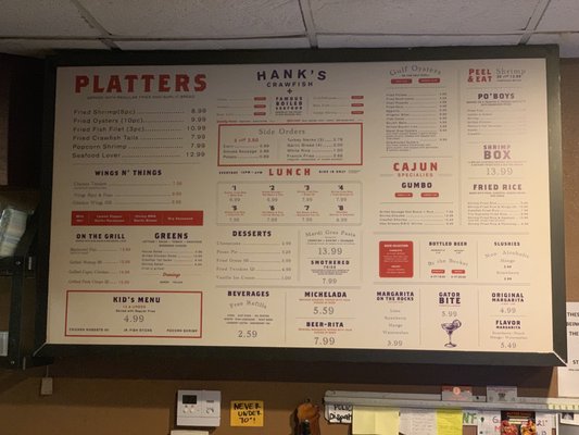 Menu photo 2 Hank's Cajun Crawfish Houston, TX