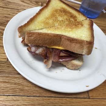 Cowboy Cafe - Ultimate Grilled Cheese. Had ham and bacon and not much cheese. - Cafes Near Me - Lyman, Wyoming Cowboy Cafe - Ultimate Grilled Cheese. Had ham and bacon and not much cheese. - Cafes Near Me - Lyman, Wyoming