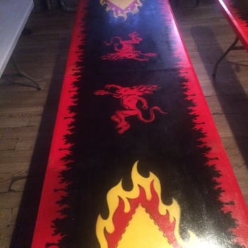 Krush - Awesome new Fireball designed Beer Pong tables at KRUSH ! Make sure to get on list! - Sports Bars Near Me - New York, New York