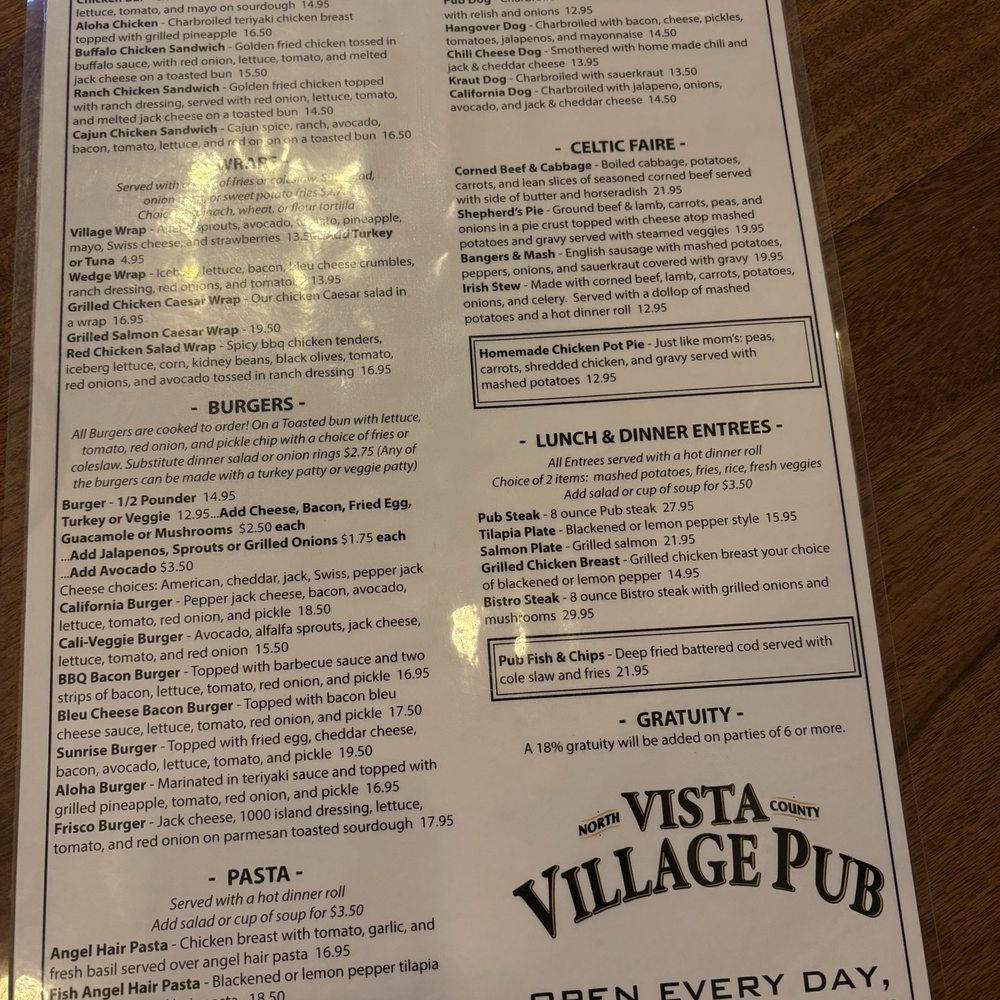 Vista Village Pub - Irish Pub Near Me - Vista, California Vista Village Pub - Irish Pub Near Me - Vista, California