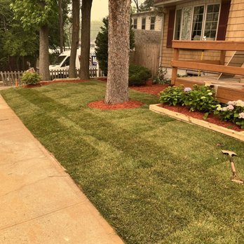 Russo's Landscaping - Front Yard after they were done. - Landscape Architects or Designers Near Me - New York, New York Russo's Landscaping - Front Yard after they were done. - Landscape Architects or Designers Near Me - New York, New York