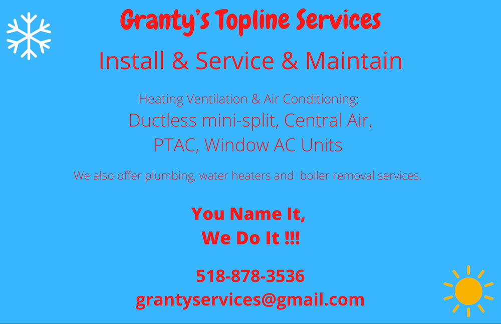 Slide of Granty’s Topline Services