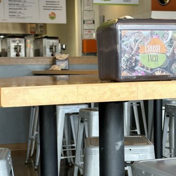 Crush Taco - Dirty napkin on table. - Tacos Near Me - Frisco, Texas Crush Taco - Dirty napkin on table. - Tacos Near Me - Frisco, Texas