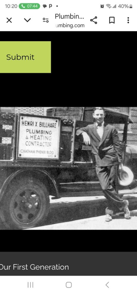 Slide of Billharz Plumbing