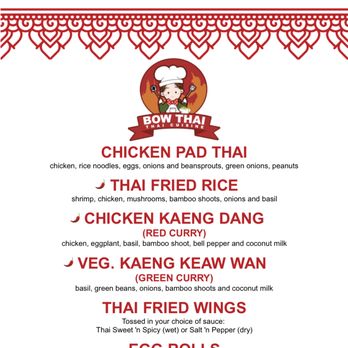 Bow Thai authentic cuisine - Description of our menu - Food Trucks Near Me - Tucker, Georgia