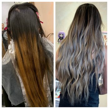 & Plus Salon - Before and after my balayage highlights by Ans! - Hair Salons Near Me - New York, New York & Plus Salon - Before and after my balayage highlights by Ans! - Hair Salons Near Me - New York, New York