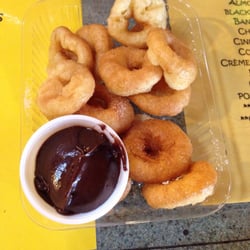Gil-a Beans Coffee Shop with Lil' Orbits Mini-Donuts - The Bakers Dzn w/choc dipping sauce