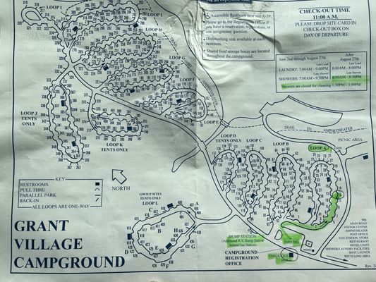 Grant Village Campground by null