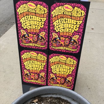 Marvs Music - Check out the promo sandwich board. - Vinyl Records Near Me - Des Moines, Iowa