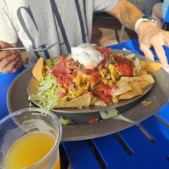 Tailfins Waterfront Grill - Breakfast nachos - Seafood Near Me - Destin, Florida Tailfins Waterfront Grill - Breakfast nachos - Seafood Near Me - Destin, Florida