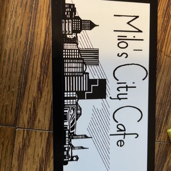 Milo's City Cafe - Business Card phone on back (next photo) - American Near Me - Portland, Oregon