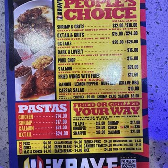 iKrave - Menu - Southern Near Me - Miami, Florida iKrave - Menu - Southern Near Me - Miami, Florida
