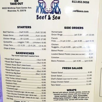 Beef & Sea - Beef & Sea Menu 1 - Sandwiches Near Me - Riverview, Florida Beef & Sea - Beef & Sea Menu 1 - Sandwiches Near Me - Riverview, Florida