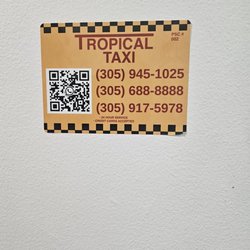 Tropical Taxi - Business card