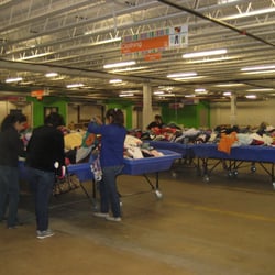 Heart of Texas Goodwill Industries Outlet - Inside of the store.